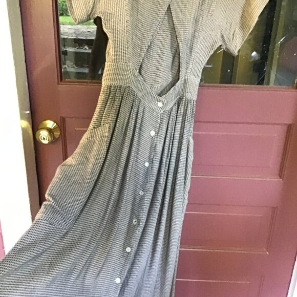 Christy Dawn RARE Midi Jane Dress in Midnight Houndstooth - Picture 7 of 7